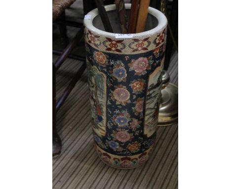 A ceramic stick stand &amp; sticks