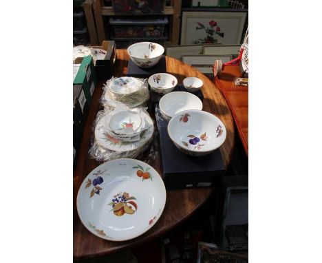 An extensive selection of unused Royal Worcester Evesham bowls, some retaining original packaging