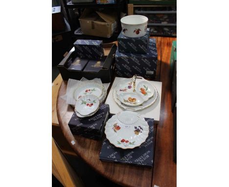 A good selection of unused Royal Worcester serving items, some retaining original packaging 