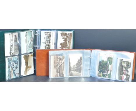 A collection of early 20th century Edwardian and later postcards with the majority featuring British seaside and countryside 