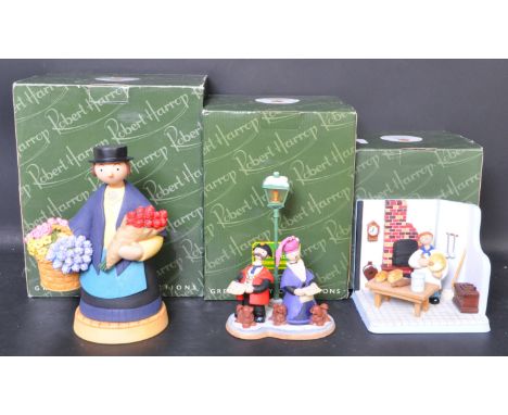 Camberwick Green – Robert Harrop – a collection of x3 statues / figurines. To include; CGL10 Mrs Cobbit (flower seller) limit