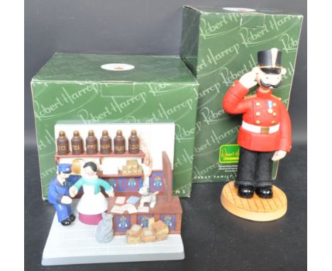 Camberwick Green – Robert Harrop – a collection of x2 statues / figurines. To include; CGS05 Peter Hazel &amp; Mrs Dingle "so