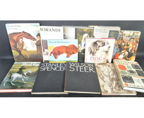 A collection of vintage 20th century art reference books to include George Stubbs 1724-1806, Bruegel Defining a dynasty, Mast