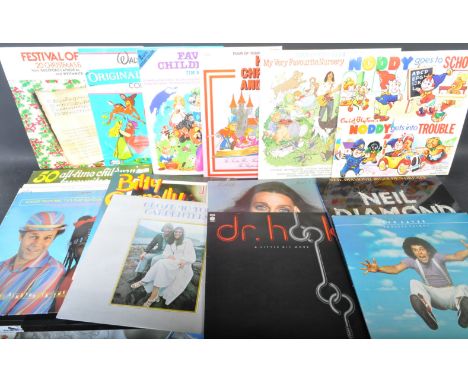 A collection of vintage 20th century LP vinyl records to include a varioety of genres such as pop, rock and country. Artists 