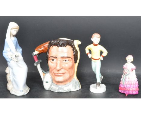 A collection of vintage 20th century china comprising of a Royal Worcester Little Bridesmaid, Royal Doulton Tuesdays Child, L