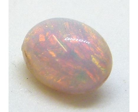 Polished loose opal stone