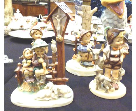Five Hummel figurines, A/F
