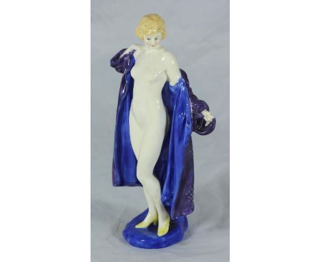 An early Royal Doulton ceramic figure 'The Bather' HN.687, modelled by Leslie Harradine, 20cm tall 