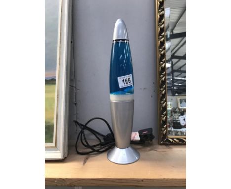 A lava lamp