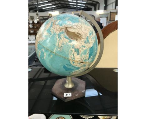 A desktop globe