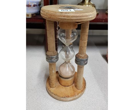 OLD SPINDLE EGG TIMER 