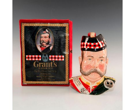 William Grant portrayed in his Major's uniform with original box.Â&nbsp;Royal Doulton William Grant liquor container was desi