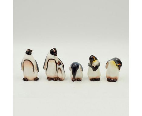 1. Penguin with Chick Under Wing (K 20). 2. Penguin Style Four (K 21). 3. Penguin Style Five (K 22). 4. Penguin Style Six (K 