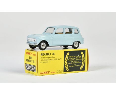Dinky Toys, Renault R 4, hellblau, Spain, 1:43, Druckguss, Okt Z 1, Z 1
