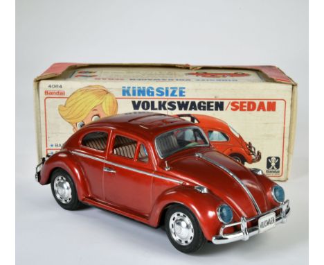 Bandai, Kingsize VW Käfer, Japan, 38 cm, Blech, Bat. Antrieb defekt, Okt Z 2, Z 2