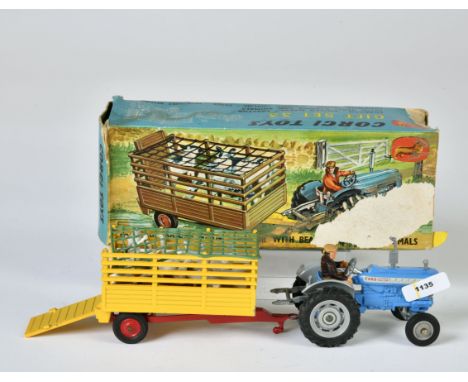 Corgi Toys, GS 33 Fordson "Power Major" Tractor with beast and animals, Z 3