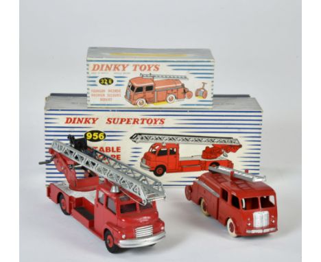 Dinky Toys, 32 E &amp; 956 Fire Engine &amp; Turntable Fire Escape, 1:43, Okt Z 1, Z 1
