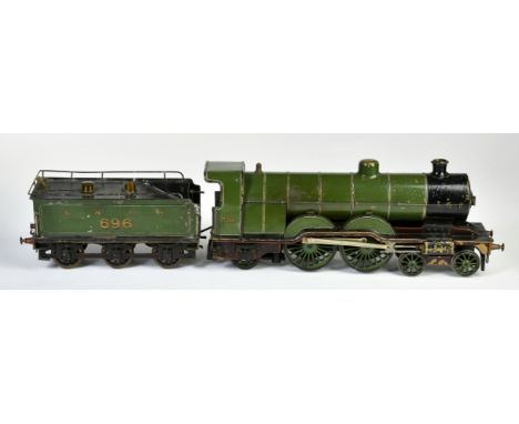 Bassett Lowke, Dampflokomotive 251 mit Tender, Spur 3, um 1925, LM