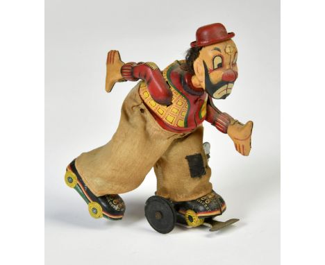 TPS, Clown on Roller Skates, Japan, 16 cm, UW ok, Z 2