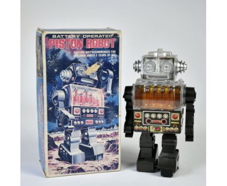 SH Horikawa, Piston Robot, Japan, 26 cm, Kst, Bat. Antrieb ok, min LM, Okt Z 2-, Z 2