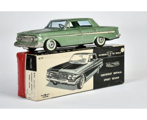 Bandai, Chevrolet Impala, Japan, 28 cm, Blech, Friktion ok, Okt Z 1-, Z 1-