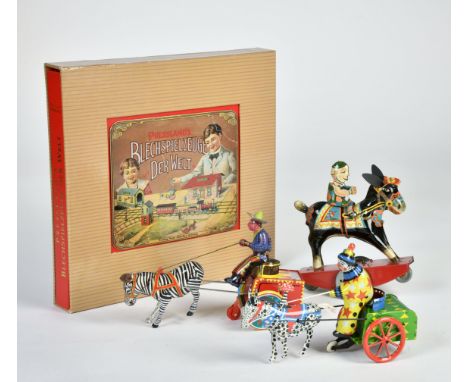 Gama, Schaukelreiter, Buch &amp; 2 Kutschen, Z 2