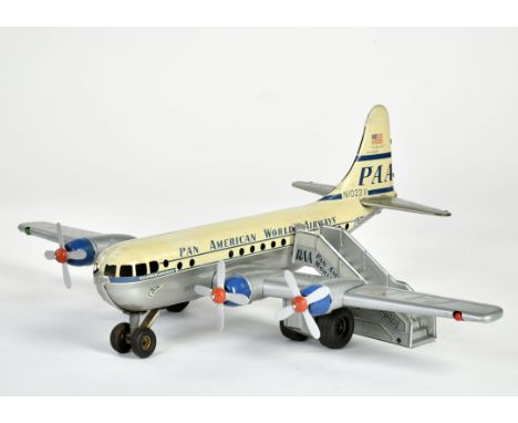 Gama, Flugzeug PAN AM, W-Germany, 37 cm, Blech, Friktion ok, LM, Z 2