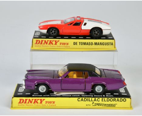 Dinky Toys, Cadillac Eldorado, De Tomaso Manguta, 1:43, Okt, Z 1-2