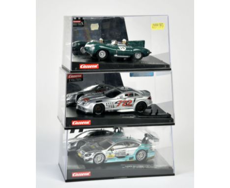 Carrera Evolution Cars, Jaguar D-Type Le Mans 1954, Mercedes AMG C-Coupe DTM, Mercedes SLR McLaren 722 GT 2008, Z 1-2