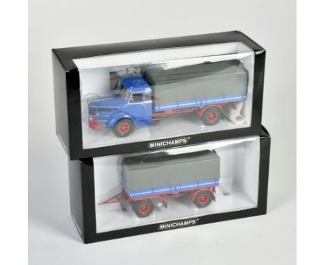 Minichamps, LKW Krupp Titan &amp; Anhänger, 1:43, Okt, Z 1