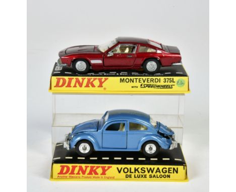 Dinky Toys, Volkswagen de Luxe Saloon, Monteverdi, 1:43, Okt, Z 1-2