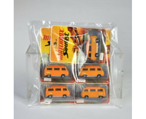 Matchbox, Superfast, 5x Volkswagen Camper, England, Okt, Z 1