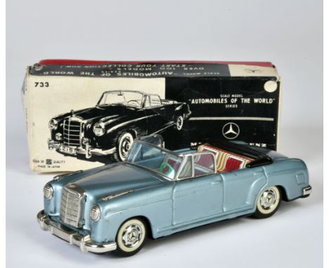 Bandai, Mercedes Benz Cabriolet, Japan, 20 cm, Friktion ok, Okt Z 2, Z 2+