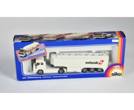 Siku, Topas Tankzug Swissair 3318, W.-Germany, 1:55, Okt, Z 1