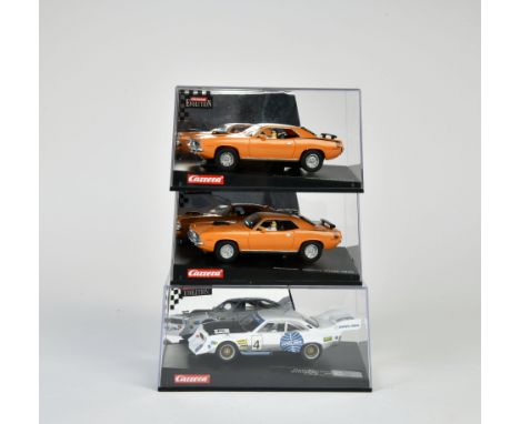 Carrera Evolution Cars, Opel Commodore Steinmetz "Jumbo" Pan Am, Plymouth Hemi Cuda 1970, Plymouth Hemi Cuda 1970 Z 1-2