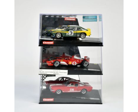 Carrera Evolution Cars, Ferrari F2002 V10 No.1, Ford Capri RS 3100 1974, Ford Mustang GT 350 Historic Racer, Z 1-2