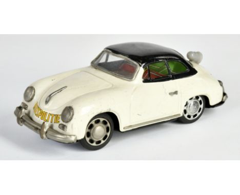 Porsche Rjkspolitie, Japan, 19 cm, Blech, Friktion ok, LM, Z 2-3