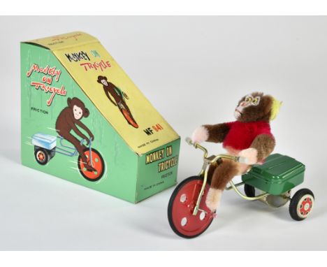 MF 941 Monkey On Tricycle, China, Friktion ok, 16 cm, Okt Z 2, Z 1