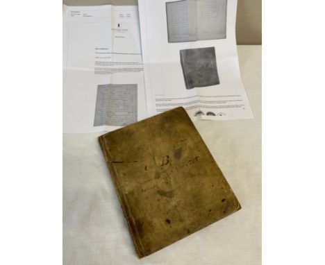 A manuscript accounts of Hull based shipping agents George Rooth &amp; Co. 1818-1820.Condition ReportGood condition.