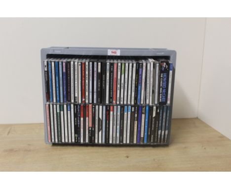 A lot of around 60 Jazz titles on compact disc , carefully stored and curated and presented for your listening pleasure here 