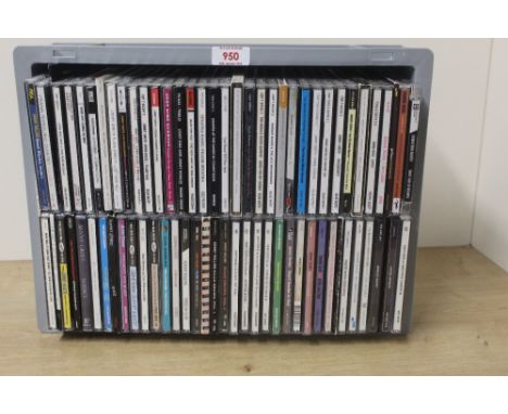 A lot of around 60 Jazz titles on compact disc , carefully stored and curated and presented for your listening pleasure here 