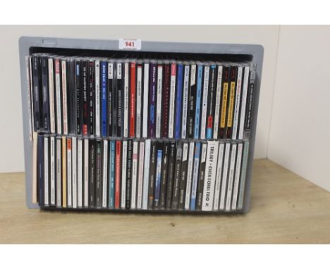 A lot of around 60 Jazz titles on compact disc , carefully stored and curated and presented for your listening pleasure here 