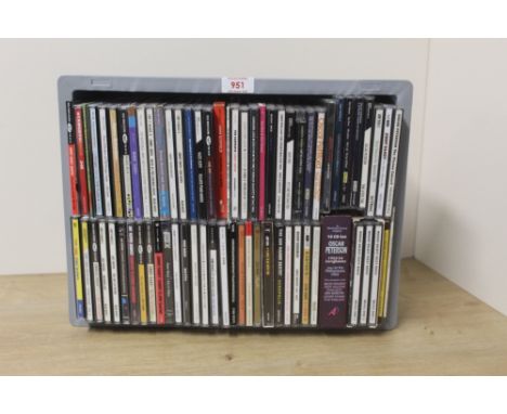 A lot of around 60 Jazz titles on compact disc , carefully stored and curated and presented for your listening pleasure here 
