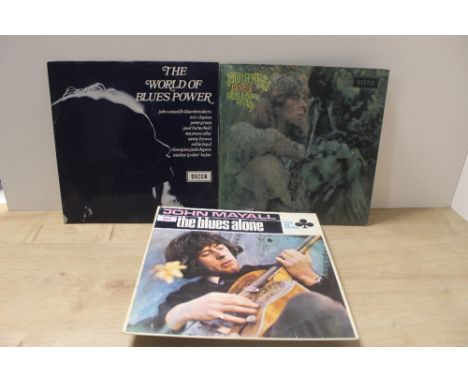 A lot of  two  John Mayall albums - UK original pressings in VG/VG  - light marks but all play tested  also includes World of