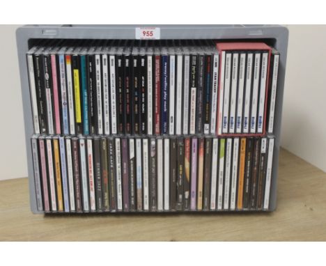 A lot of around 60 Jazz titles on compact disc , carefully stored and curated and presented for your listening pleasure here 