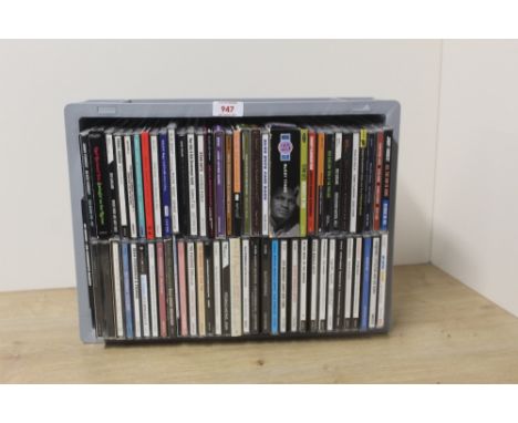 A lot of around 60 Jazz titles on compact disc , carefully stored and curated and presented for your listening pleasure here 