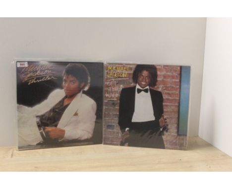 A lot of two Michael Jackson albums in nice condition