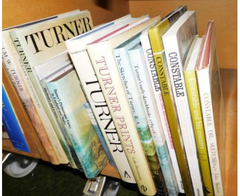 A group of art related books, to include Constable, Turner's Early Sketch Books, Turner Prints, Turner Sketches, Turner and G