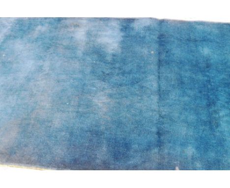 Elizabeth II Coronation, A blue off cut of carpet taken from Westminster Abbey post coronation 1953. 