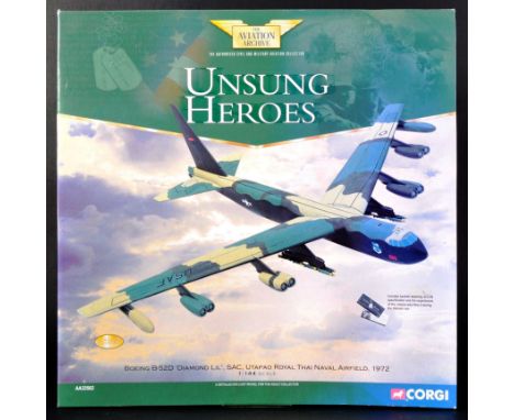 An original Corgi made Aviation Archive ' Unsung Heroes ' diecast model No. AA33502 Boeing B-52D ' Diamond Lil ' SAC Utapao R